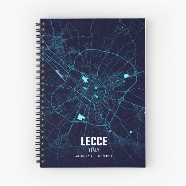 Item preview, Lecce Midnight City Map designed and sold by HomeLivingCo.