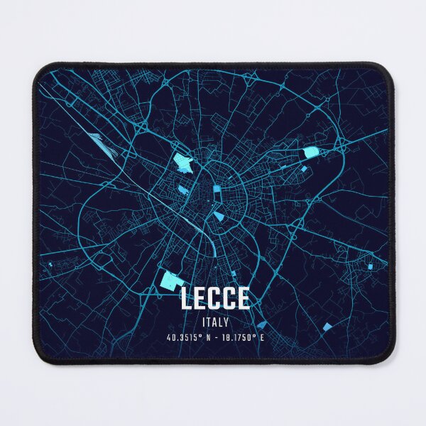 Item preview, Lecce Midnight City Map designed and sold by HomeLivingCo.