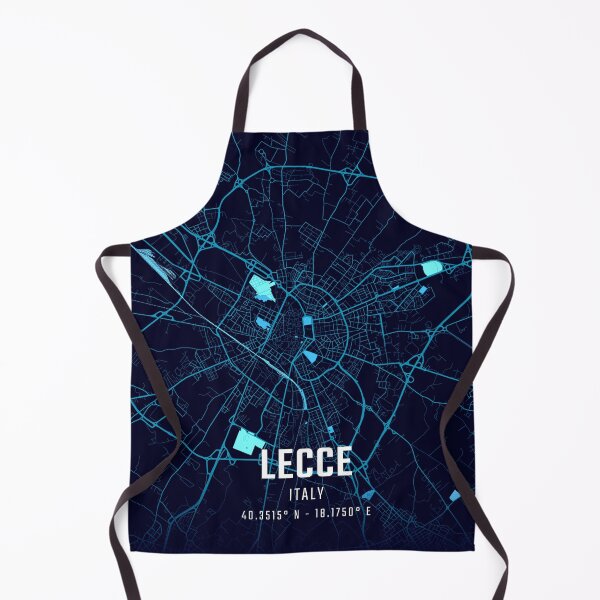 Item preview, Lecce Midnight City Map designed and sold by HomeLivingCo.