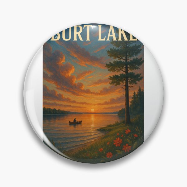 Item preview, Sunset Canoe on Burt Lake, Michigan designed and sold by Aryabek.
