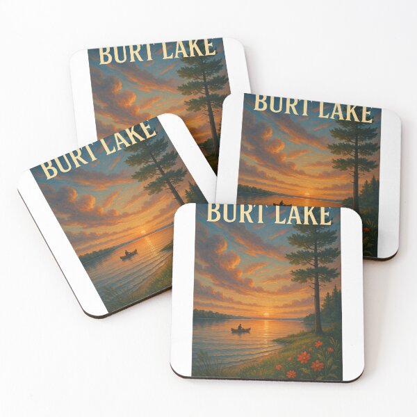 Item preview, Sunset Canoe on Burt Lake, Michigan designed and sold by Aryabek.