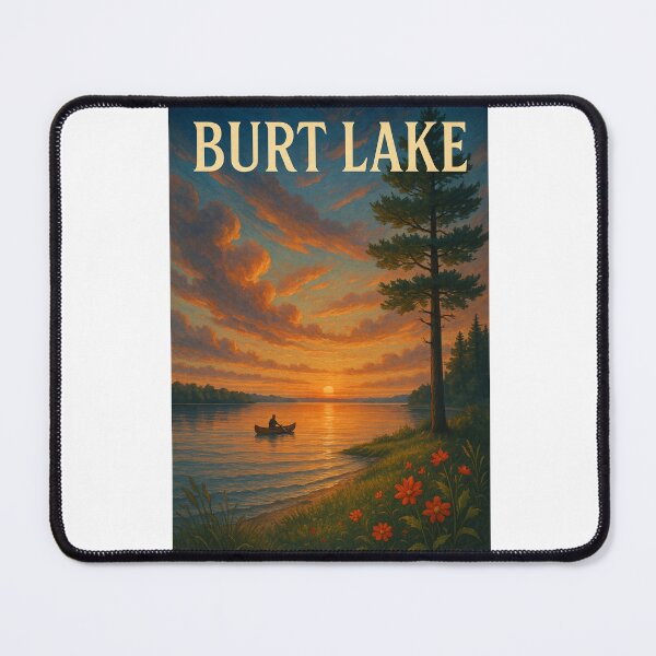 Item preview, Sunset Canoe on Burt Lake, Michigan designed and sold by Aryabek.