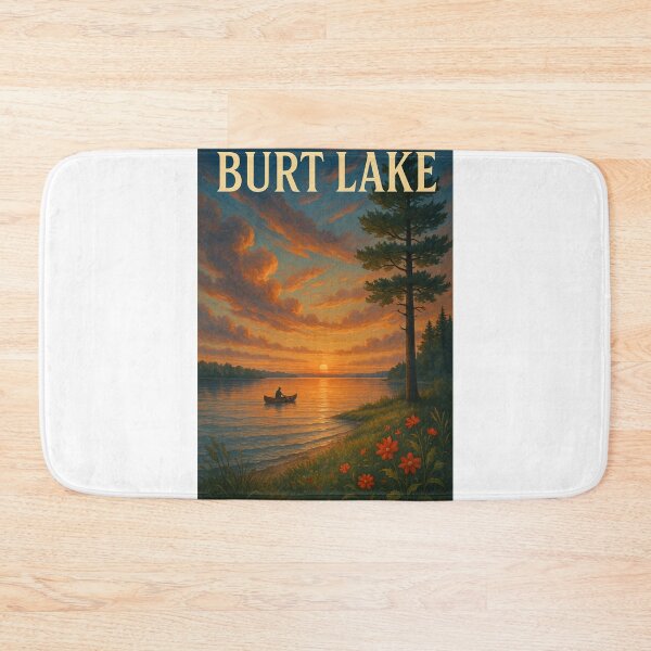 Item preview, Sunset Canoe on Burt Lake, Michigan designed and sold by Aryabek.