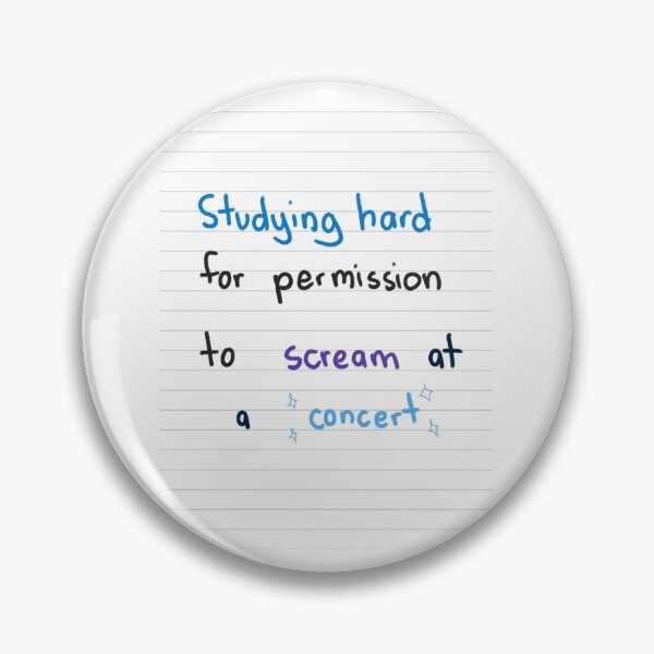 Item preview, Studying hard for permission to scream at a concert designed and sold by turboapparel.
