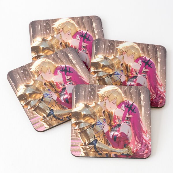 Item preview, Gilgamesh Fate Stay Night Anime Golden Armor Romance designed and sold by Raslbazola.