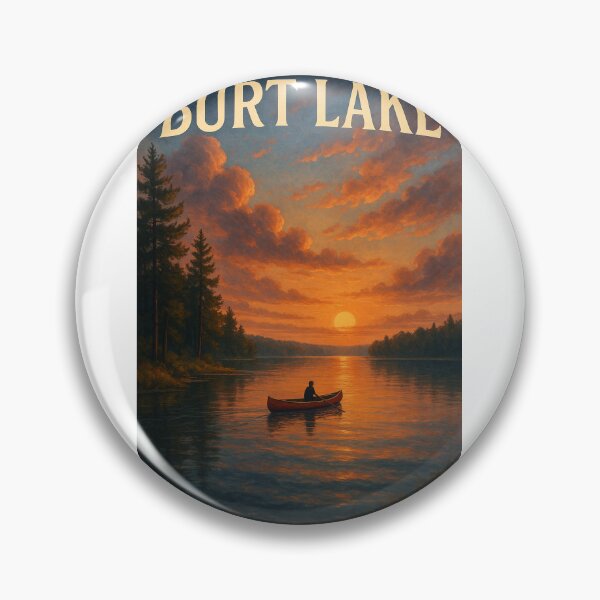 Artikelvorschau, Abendliche Kanufahrt auf dem Burt Lake, Nord-Michigan entworfen und verkauft von Aryabek.