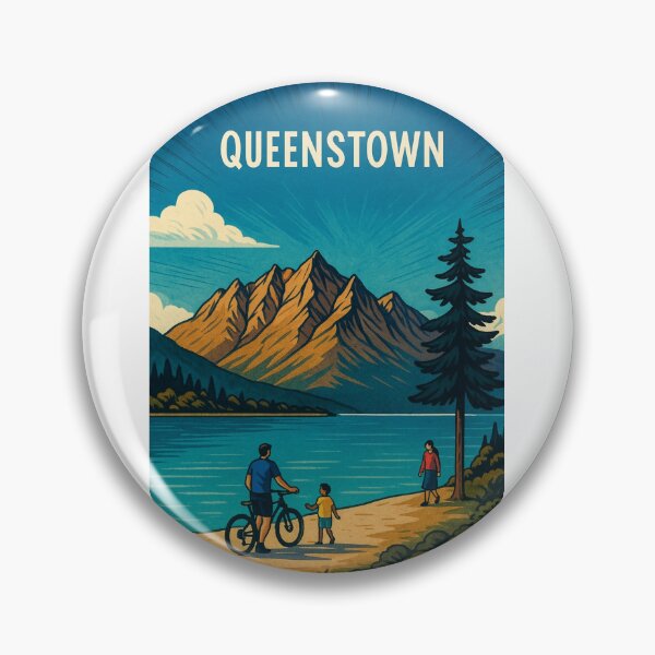 Item preview, Queenstown Lakeside Bike Path, The Remarkables designed and sold by Aryabek.