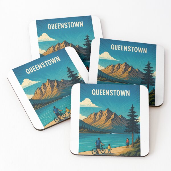 Item preview, Queenstown Lakeside Bike Path, The Remarkables designed and sold by Aryabek.