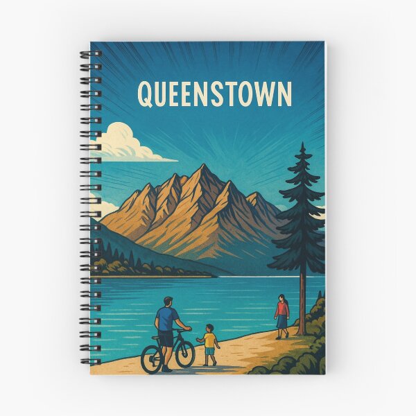 Item preview, Queenstown Lakeside Bike Path, The Remarkables designed and sold by Aryabek.