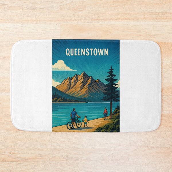 Item preview, Queenstown Lakeside Bike Path, The Remarkables designed and sold by Aryabek.