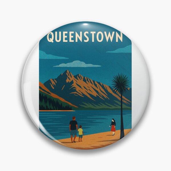 Item preview, Lakeshore Stroll in Queenstown, Otago New Zealand designed and sold by Aryabek.