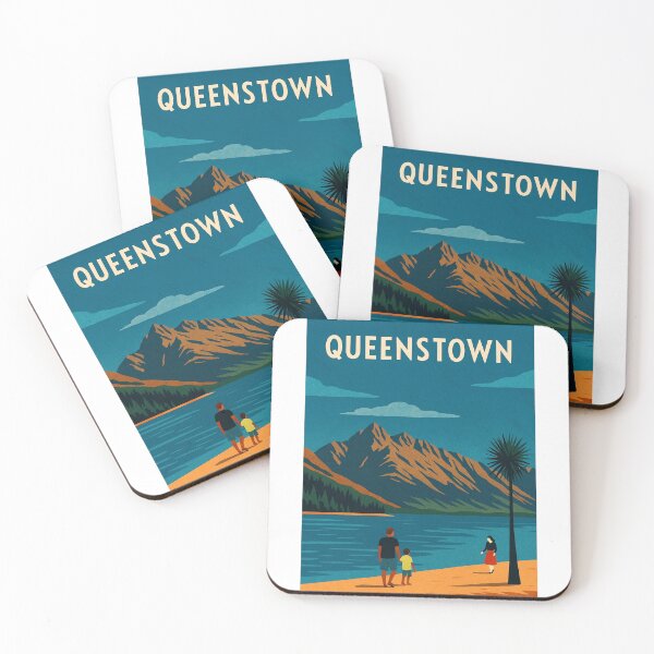 Item preview, Lakeshore Stroll in Queenstown, Otago New Zealand designed and sold by Aryabek.
