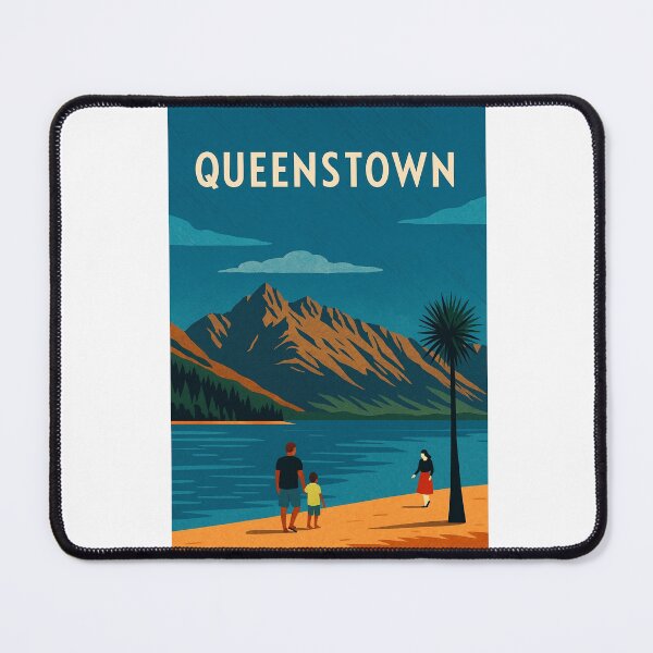 Item preview, Lakeshore Stroll in Queenstown, Otago New Zealand designed and sold by Aryabek.