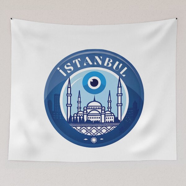 Item preview, Istanbul Blue Mosque & Evil Eye Design designed and sold by asliberry.
