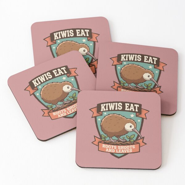 Item preview,  kiwis eat roots, shoots leaves designed and sold by carole hirst.