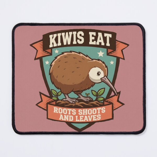 Item preview,  kiwis eat roots, shoots leaves designed and sold by carole hirst.