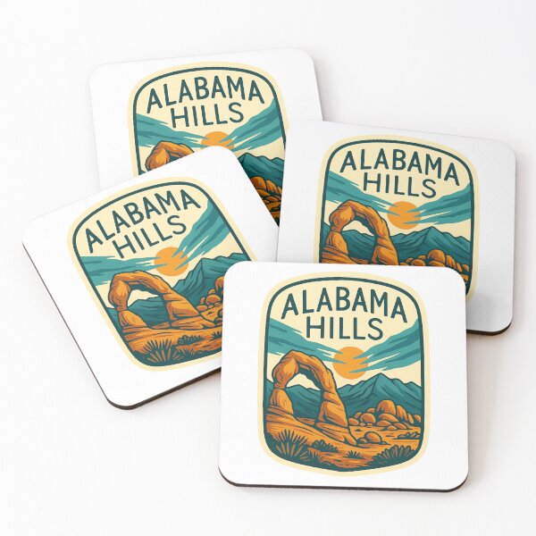 Item preview, Retro Badge of Alabama Hills, Lone Pine California designed and sold by Aryabek.