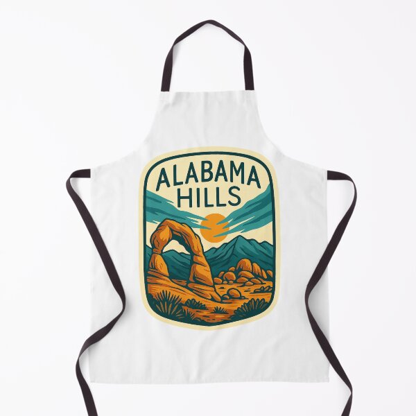 Item preview, Retro Badge of Alabama Hills, Lone Pine California designed and sold by Aryabek.