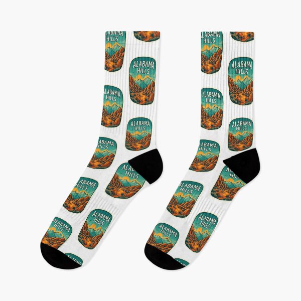 Item preview, Vintage Sunset Badge of Alabama Hills, Eastern Sierra designed and sold by Aryabek.