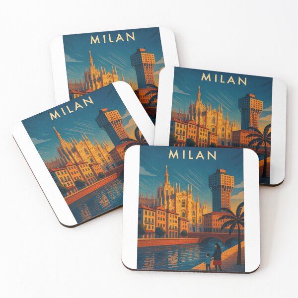 Item preview, Evening Walk Along the Canal in Milan, Italy designed and sold by Aryabek.