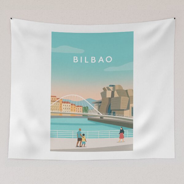 Item preview, Zubizuri Bridge and Guggenheim Museum, Bilbao designed and sold by Aryabek.