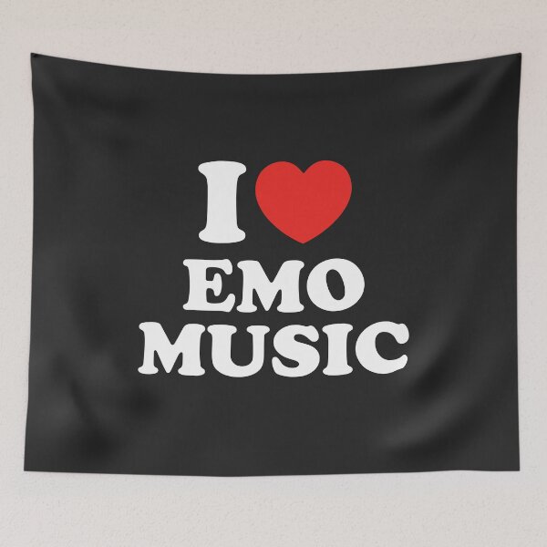 Item preview, I Love Emo Music designed and sold by shitpostee.