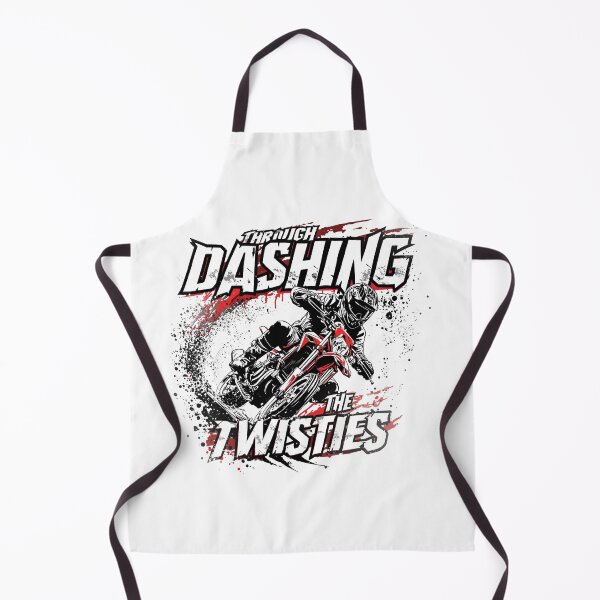 Item preview, Dashing Through The Twisties - Winter Motorcycle Lean Snow designed and sold by MotoRebel.