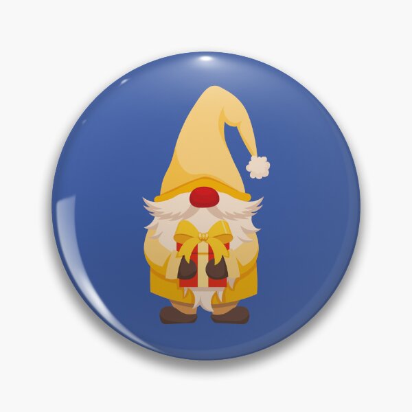 Item preview, Cute Christmas Yellow Gnome designed and sold by Art-of-Rory.