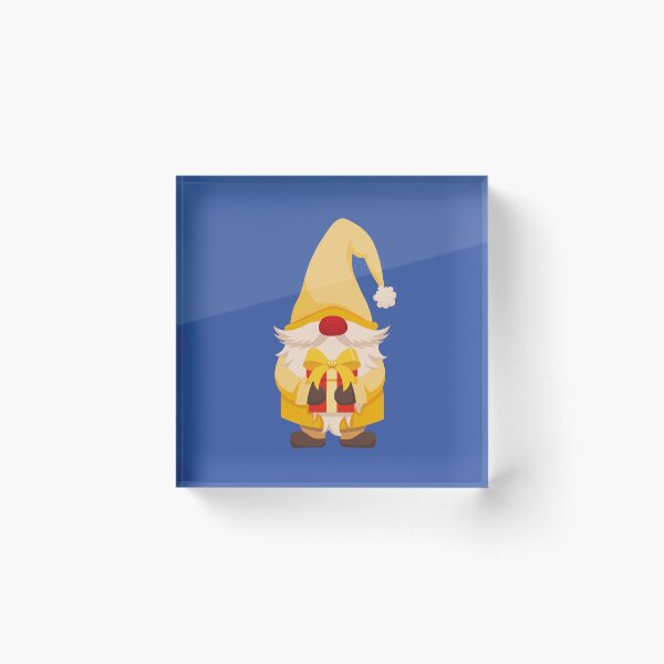 Item preview, Cute Christmas Yellow Gnome designed and sold by Art-of-Rory.