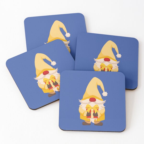 Item preview, Cute Christmas Yellow Gnome designed and sold by Art-of-Rory.