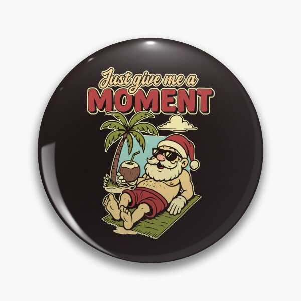 Item preview, Relaxed Santa on Beach with Coconut Drink designed and sold by TheJollyDoodle.
