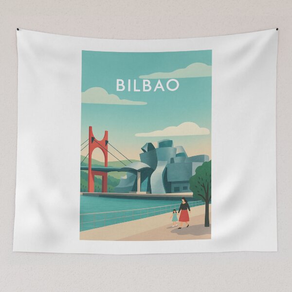Item preview, La Salve Bridge and Guggenheim Museum in Bilbao, Spain designed and sold by Aryabek.
