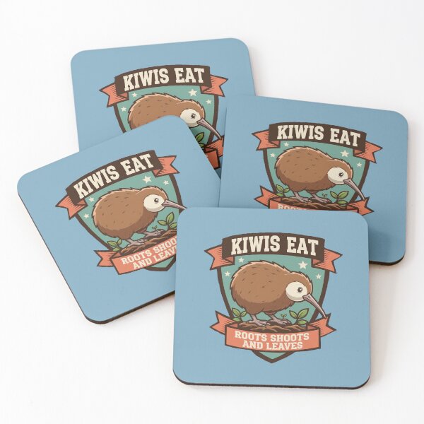 Item preview,   kiwis eat roots, shoots leaves designed and sold by carole hirst.
