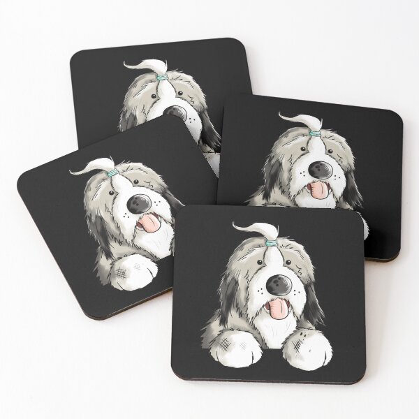 Item preview, Happy Bearded Collie Sticker designed and sold by hieuhieuquan.