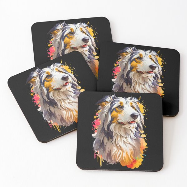 Item preview, Happy Bearded Collie Sticker1 designed and sold by hieuhieuquan.