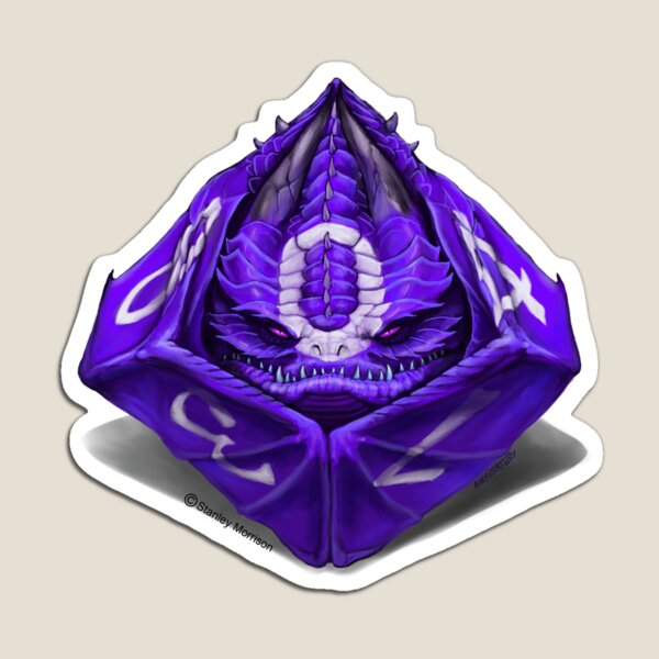 D10 dragon dice Magnet