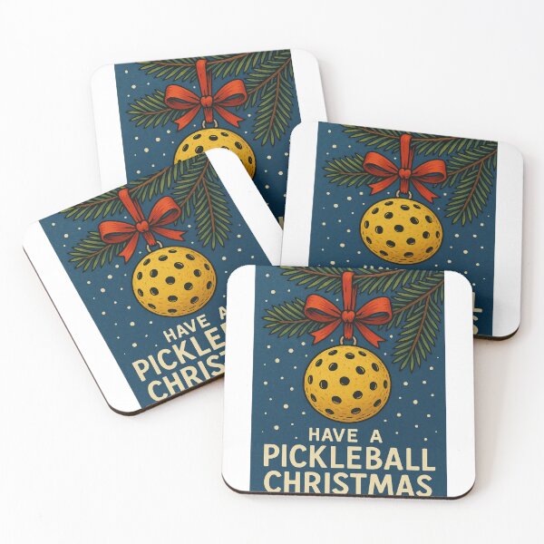 Item preview, Pickleball Ornament Christmas Greeting designed and sold by Aryabek.