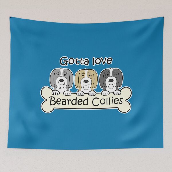 Item preview, Gotta Love Bearded Collies Sticker designed and sold by hieuhieuquan.