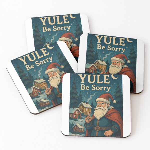 Item preview, Santa’s Warning in a Snowy Nordic Village designed and sold by Aryabek.