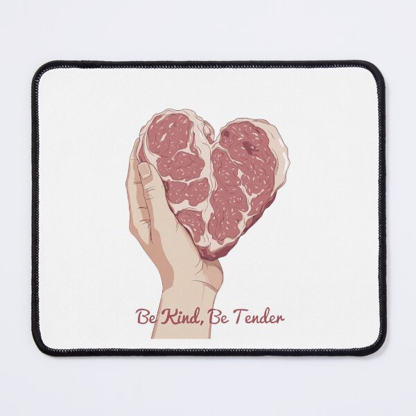 Item preview, Be Kind, Be Tender – Cute Heart Meat Aesthetic Tee designed and sold by EcoArtTees.