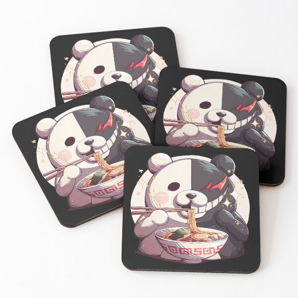 Item preview, Monokuma Danganronpa Anime Kawaii Chibi Ramen Mischief Noodles designed and sold by Raslbazola.
