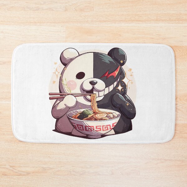 Item preview, Monokuma Danganronpa Anime Kawaii Chibi Ramen Mischief Noodles designed and sold by Raslbazola.