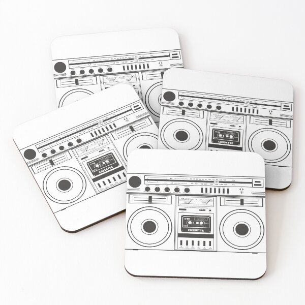 Item preview, oldschool Radio vitage, 90s style, boombox, clasic cassette 80s designed and sold by infografikapp.