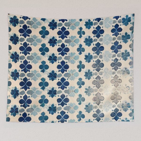 Item preview, Blue and White Portuguese Tile Pattern designed and sold by SassyArtistry.