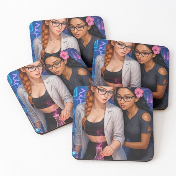 Item preview, Rowan x Shanti in glasses science   designed and sold by CathryneDelamort.