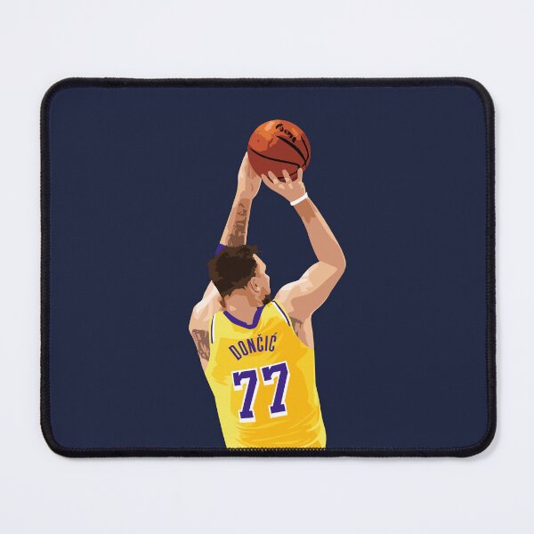 Item preview, Luka Doncic Shot Above Waist Yellow Qiangy designed and sold by qiangdade.