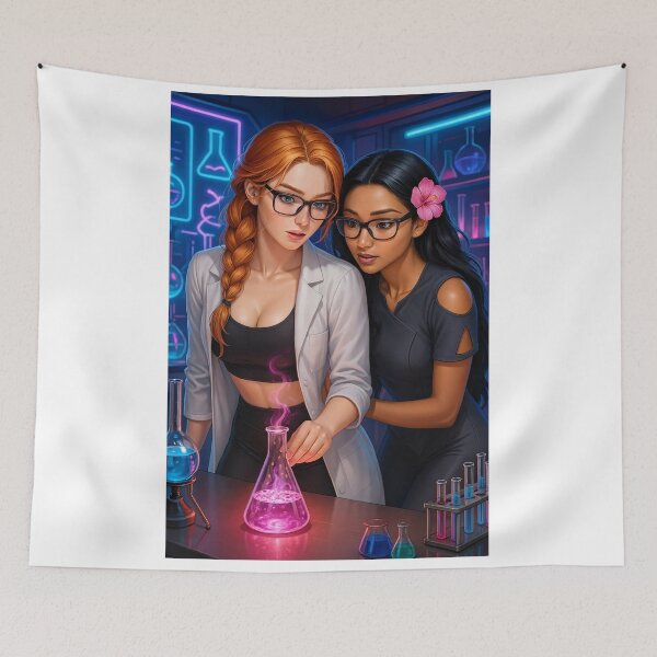 Item preview, Rowan x Shanti in glasses science   designed and sold by CathryneDelamort.