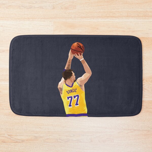 Item preview, Luka Doncic Shot Above Waist Yellow Qiangy designed and sold by qiangdade.