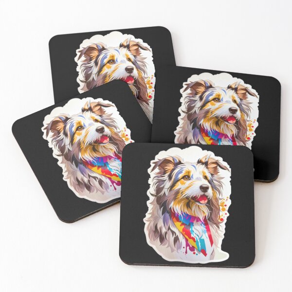 Item preview, Happy Bearded Collie Sticker2 designed and sold by hieuhieuquan.