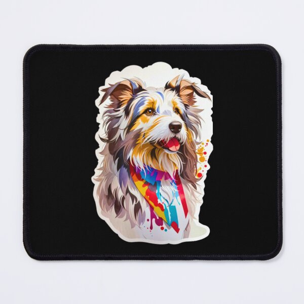 Item preview, Happy Bearded Collie Sticker2 designed and sold by hieuhieuquan.